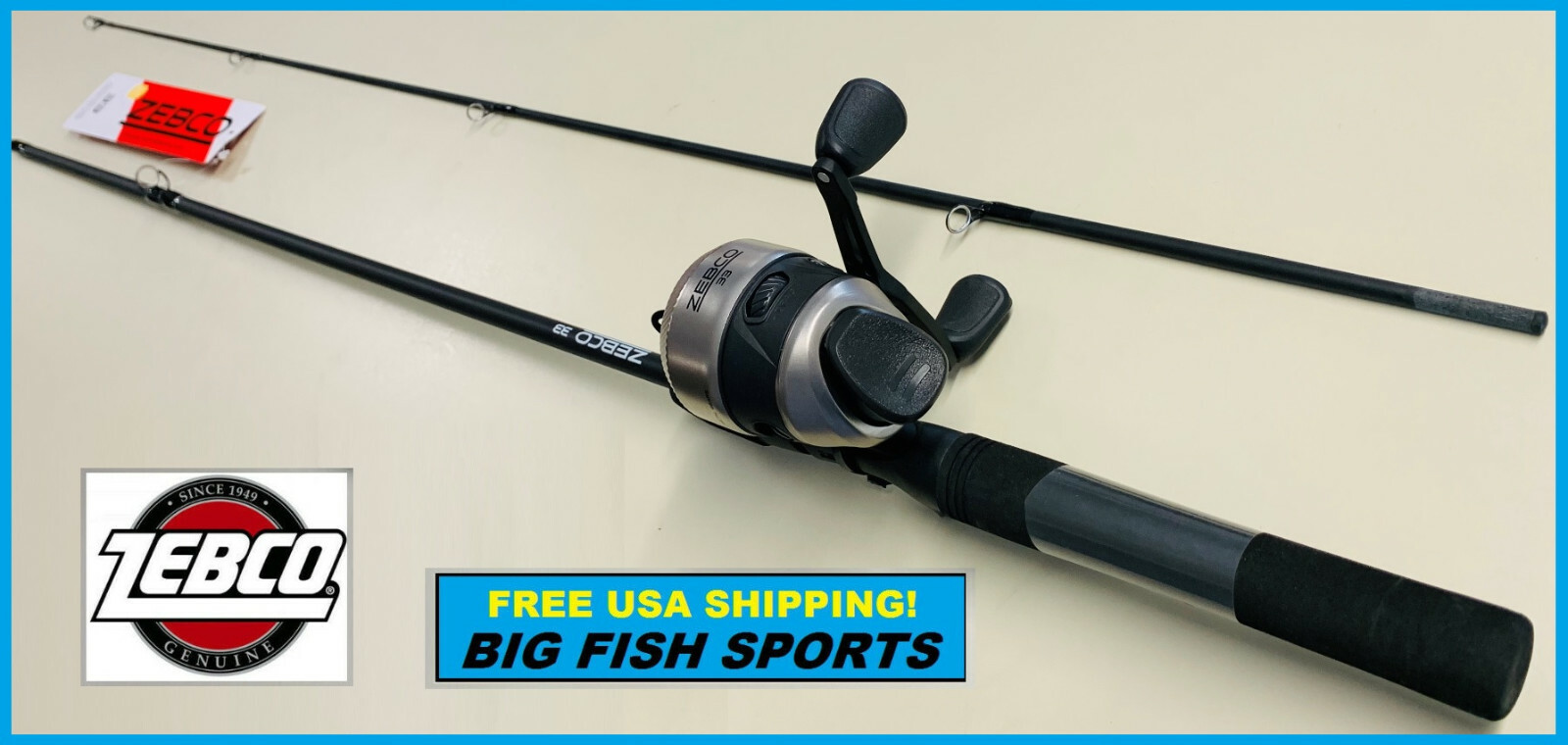 zebco 606 rod and reel combo